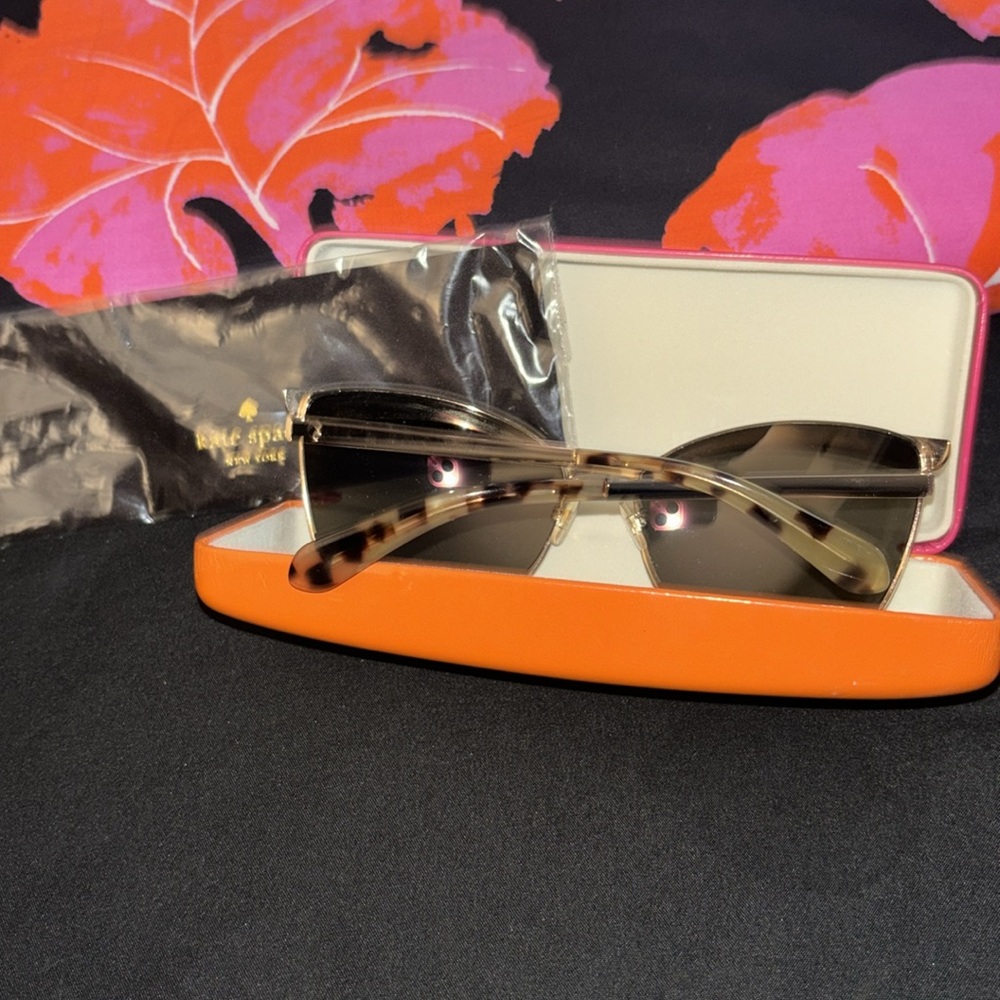 🎈FINAL MARKDOWN 🎈Kate Spade Leandra Cat Eye Mirrored Sunglasses - Picture 6 of 6
